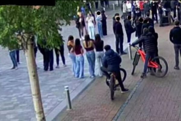 Chaos in the Crowd: Teen Apprehended as Flash Mob Spiral Into Disorder
