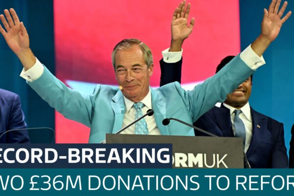 Crypto Titan’s Record-Breaking Donation Fuels Reform UK’s Political Surge