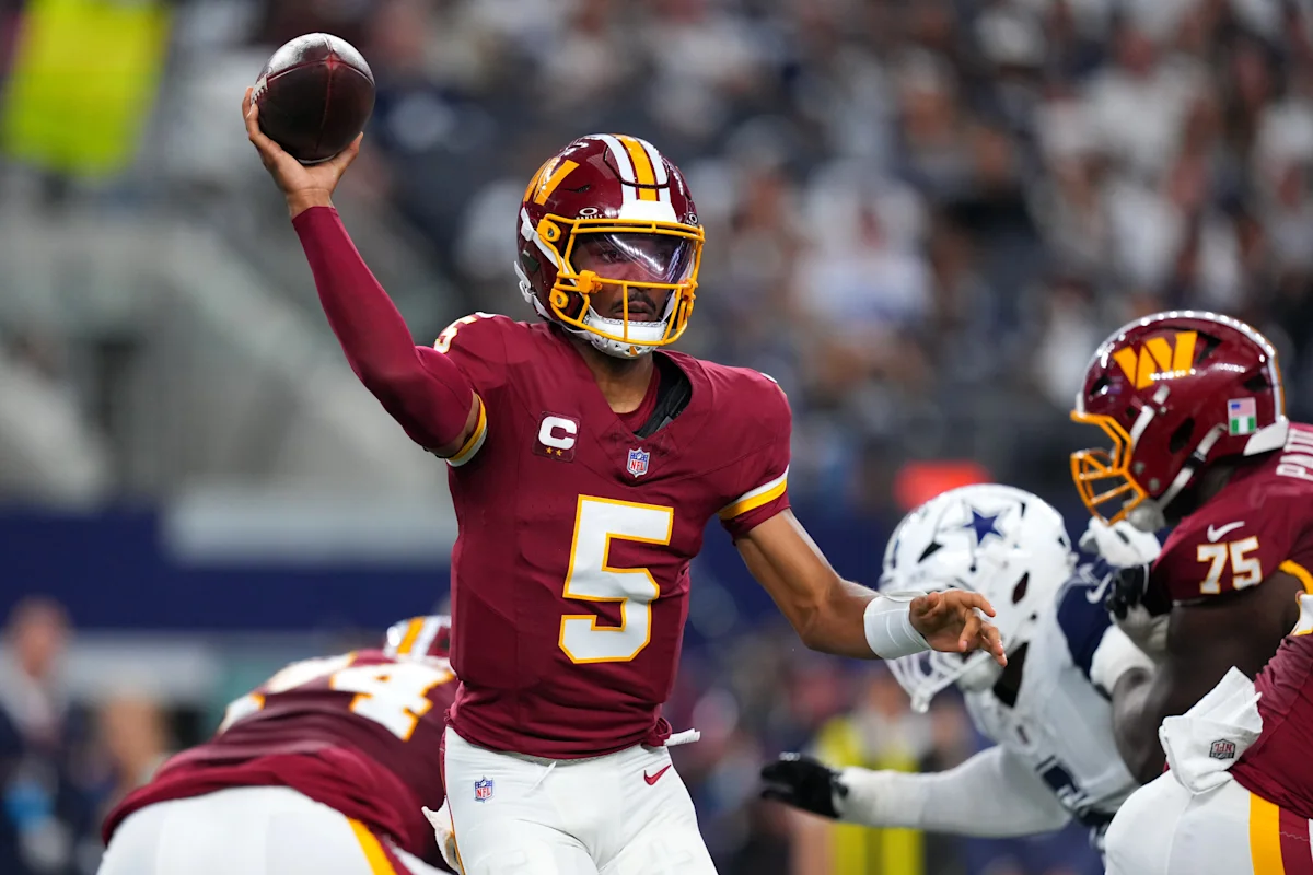 Daniels Down: Commanders’ Rookie Sensation Exits After Mid-Half Injury Scare