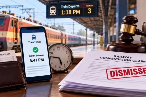 Delayed Ticket, Denied Justice: Court Rejects Widow’s Rail Compensation Claim