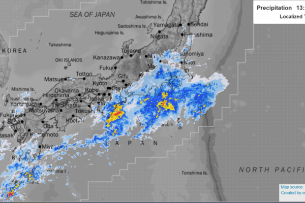 Deluge Alert: Tokyo and Six Prefectures Brace for Torrential Weekend Downpours