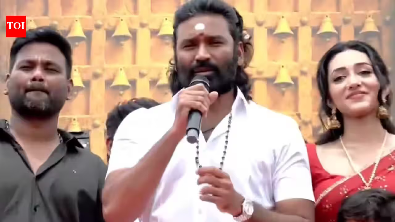 Dhanush Kickstarts D56: Fans Swarm Sivaganga Temple Amid Stardom and On-Set Drama!