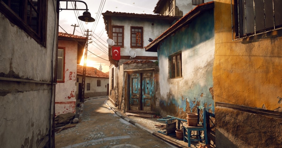 Digital Cobblestones: Architecting the Soul of an Ankara Street in 3D