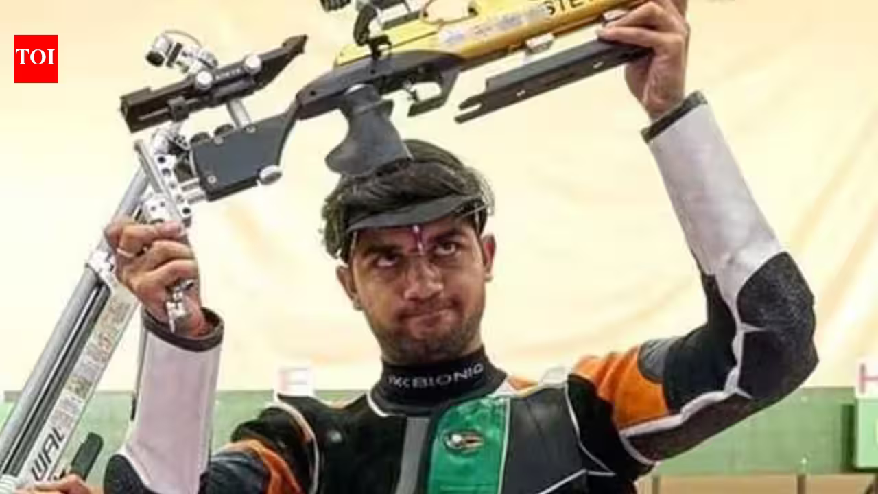 Double Podium Glory: Himanshu and Rudrankksh Strike Silver and Bronze in 10m Air Rifle