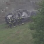 Electric Vehicle Fire Blocks Baltimore-Washington Parkway