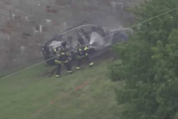 Electric Vehicle Fire Blocks Baltimore-Washington Parkway