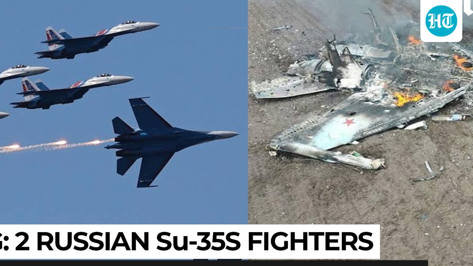 Fatal Collision: Russian Su-35S Fighter Jets Downed Near Ukrainian Border