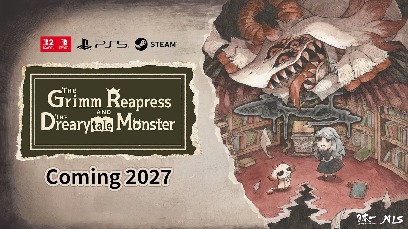 Fear Travels West: ‘The Grimm Reapress and the Drearytale Monster’ Confirmed for 2027 Console and PC Launch
