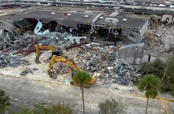 Final Flight: Drone Footage Captures the Demolition of Regency Square Mall