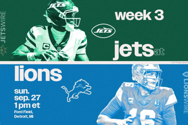 Flight Path vs. Pride: Live Coverage of Jets-Lions Week 3 Showdown