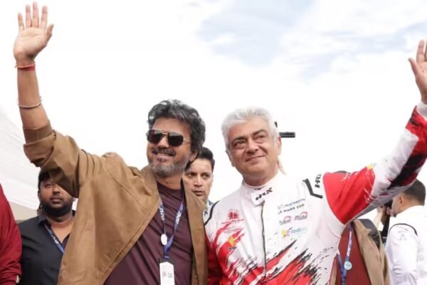 From Rivalry to Reunion: How Thalapathy Vijay and Ajith Kumar’s Iconic Silverstone Meet-Up Shattered Decades of Fan Wars