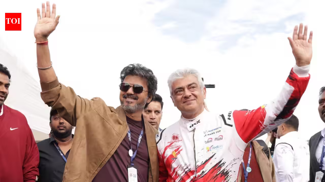 From Rivalry to Reunion: How Thalapathy Vijay and Ajith Kumar’s Iconic Silverstone Meet-Up Shattered Decades of Fan Wars