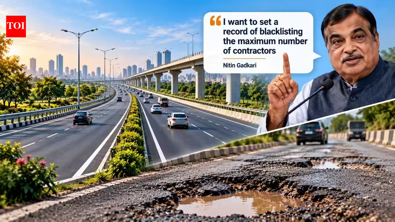 Gadkari’s Ultimatum: Road Minister Vows to Blacklist Contractors and Purge Officials Over Highway Shame