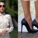 Georgina Rodriguez Stuns in Venice Gucci Pumps