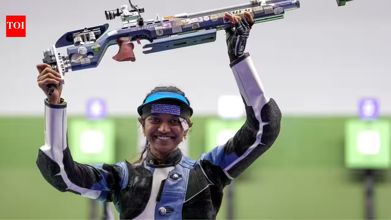 Golden Touch: Elavenil Valarivan Stuns with Historic Asian Games Double-Silver Haul