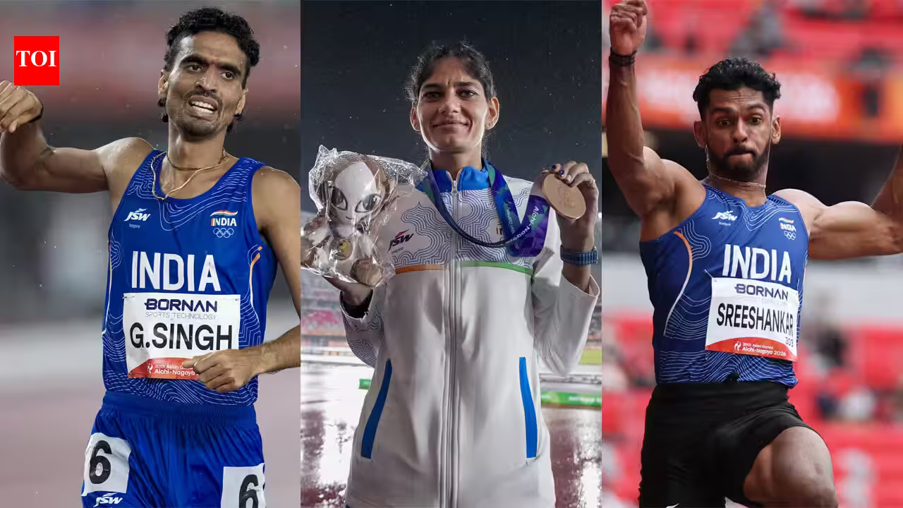 Golden Track, Heavy Hits: India’s Eight-Medal Surge Shadows Heartbreak at Asian Games