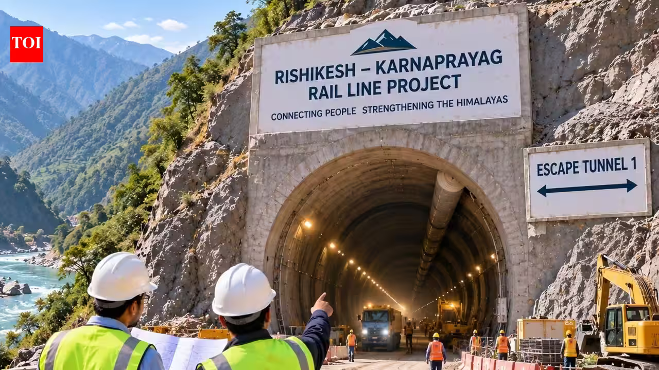 Himalayan Corridor Milestone: Rishikesh-Karnprayag Rail Project Pierces Through 41st Tunnel Barrier