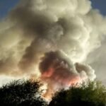 Inferno Erupts at Thatcham Business Park as Massive Explosions Rock Colthrop