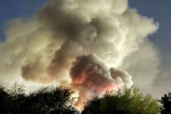 Inferno Erupts at Thatcham Business Park as Massive Explosions Rock Colthrop