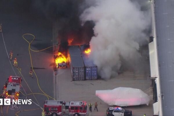 Inferno Over L.A.: One Dead After Helicopter Plummets into Fiery Wreckage