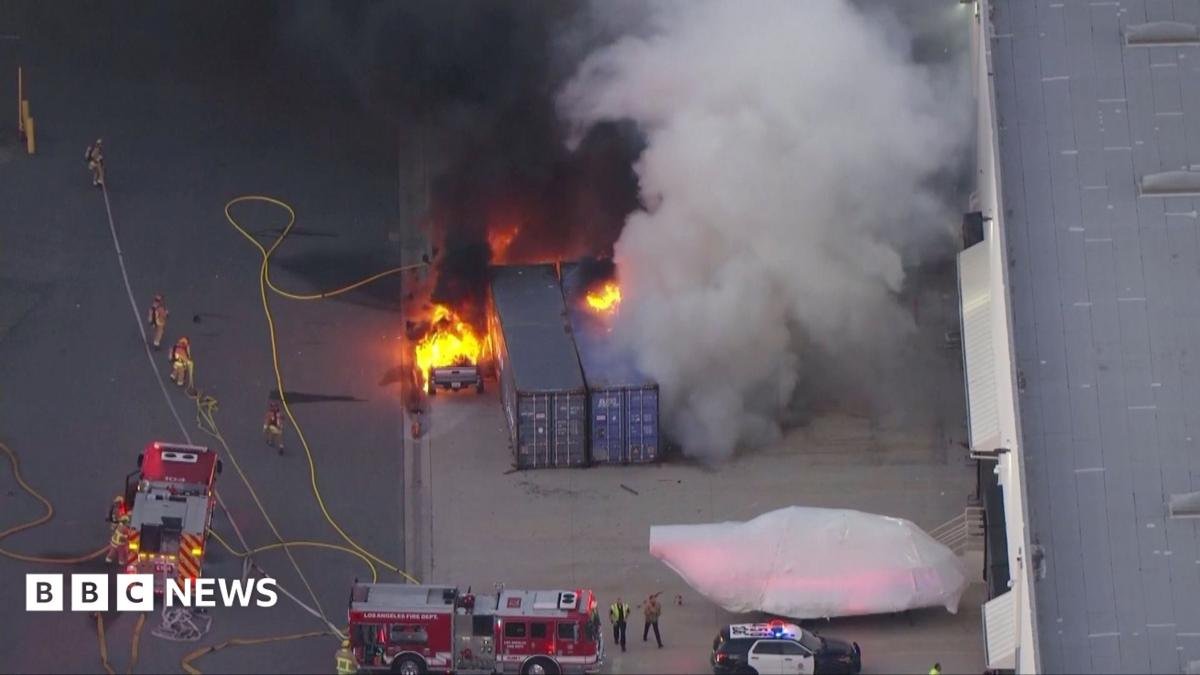 Inferno Over L.A.: One Dead After Helicopter Plummets into Fiery Wreckage