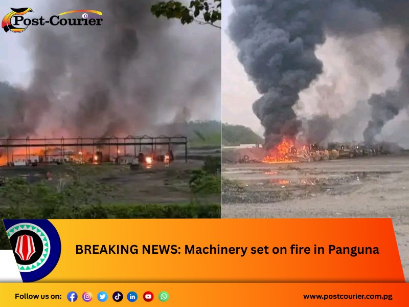 Inferno at Panguna: Machinery Torched in Midnight Sabotage