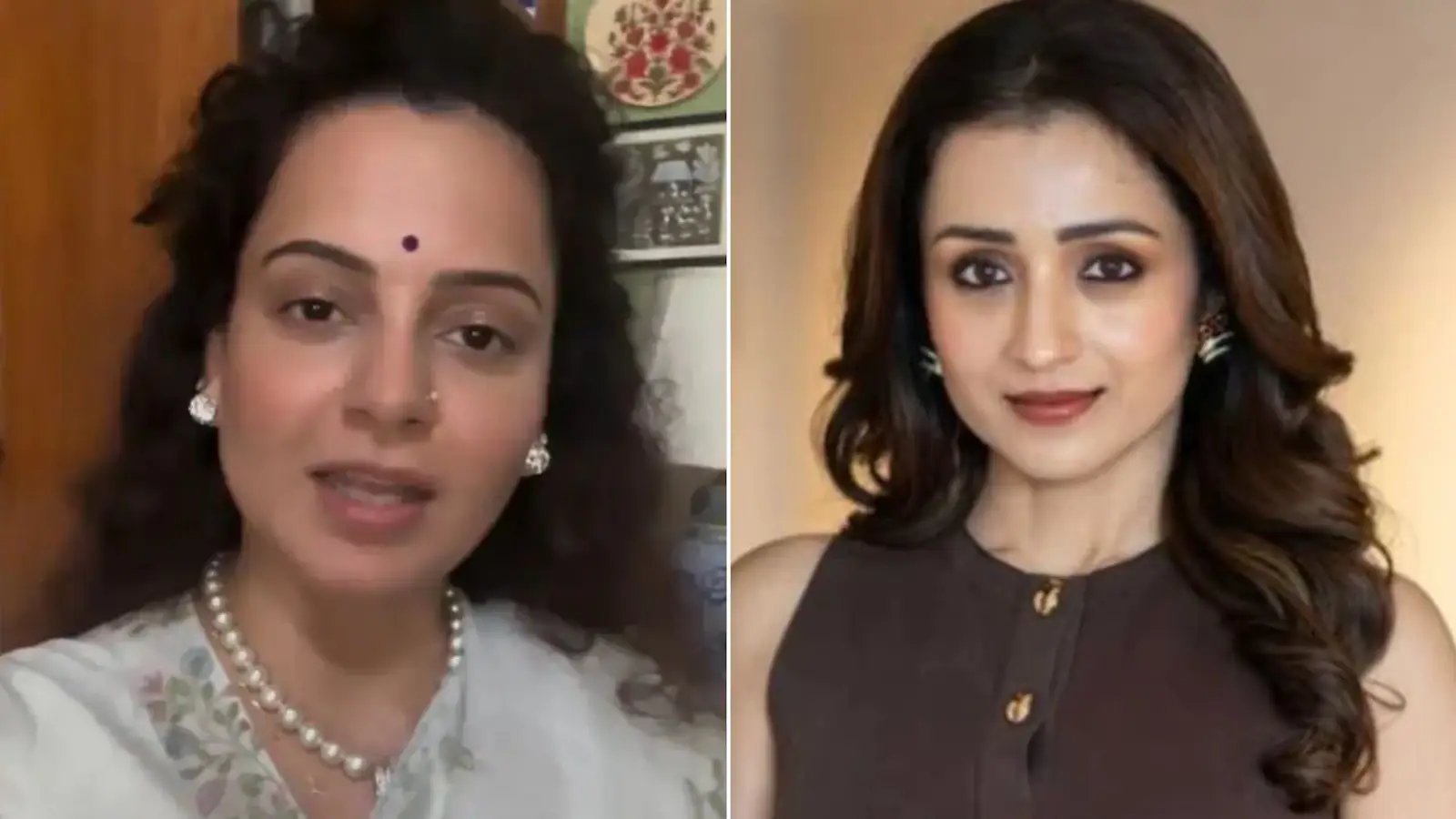 Kangana Ranaut Weighs In: The 'Tamil Nadu' Remark Igniting the Trisha Controversy