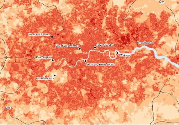 London’s Concrete Oven: Mapping the Urban Heat Islands Poised to Boil Over