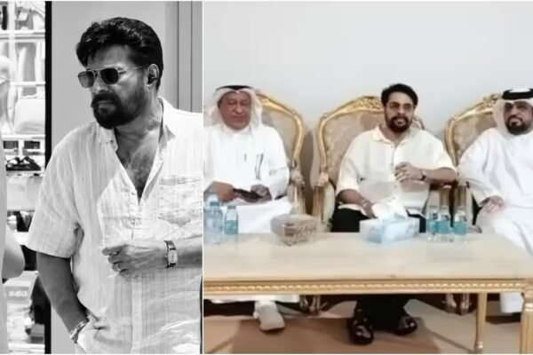 Mammootty Visits Sharjah Palace to Offer Condolences to Royal Family After Sheikh Mohammed’s Passing