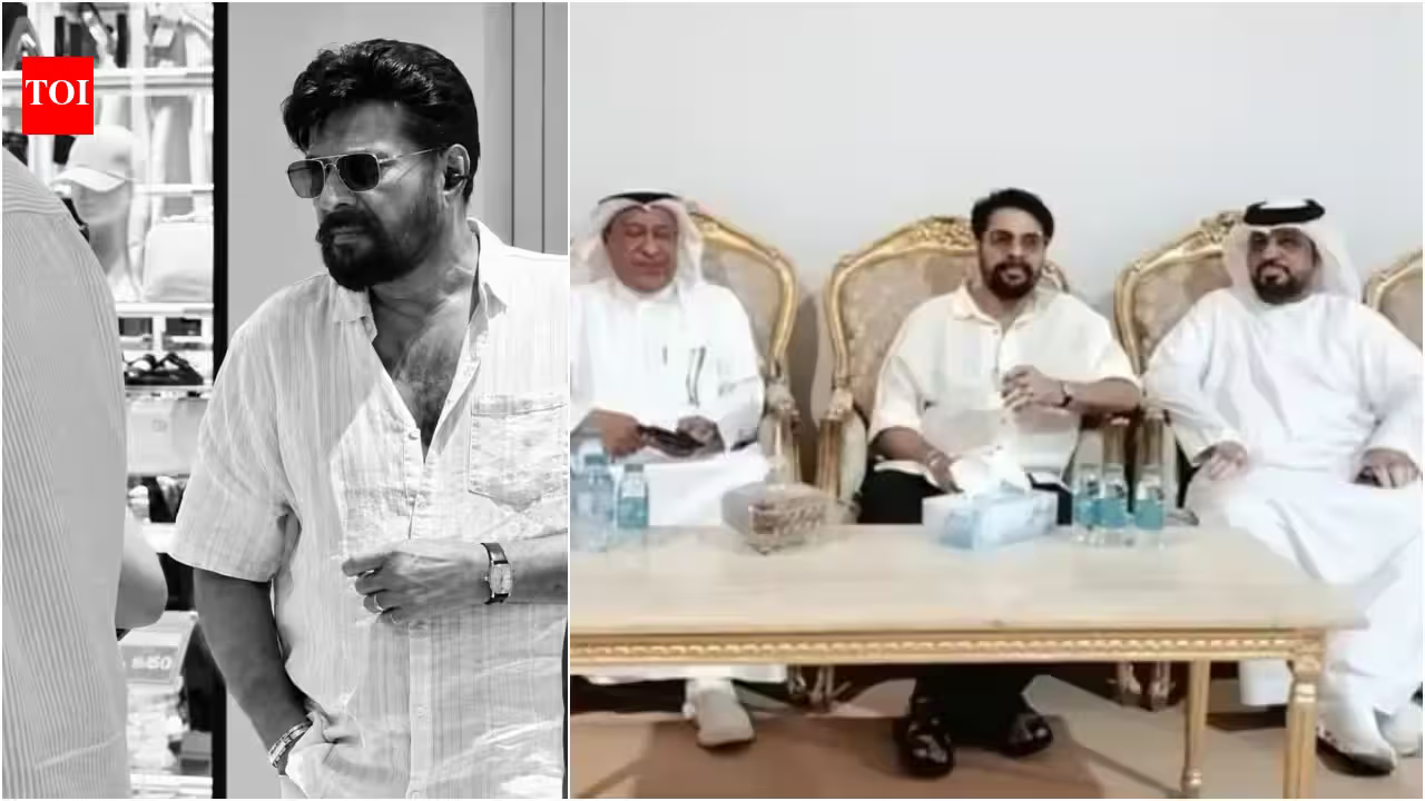 Mammootty Visits Sharjah Palace to Offer Condolences to Royal Family After Sheikh Mohammed’s Passing