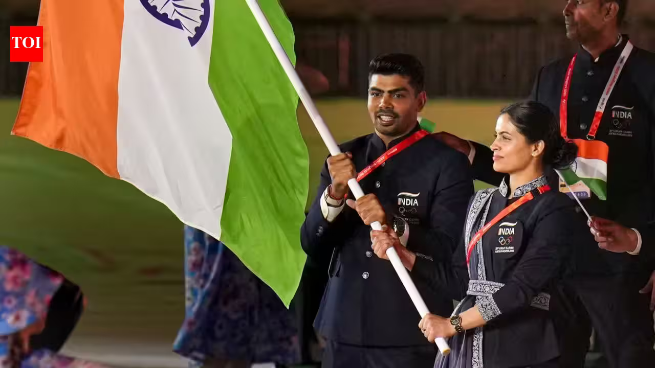 Manu Bhaker’s Asian Games Opening Ceremony Look: A Borrowed Suit and a Fashion Fumble