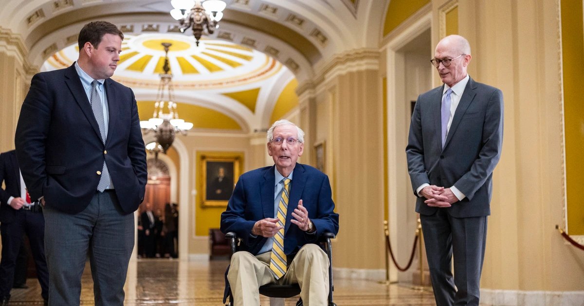 McConnell Returns to the Capitol: The Senate’s Old Guard Reclaims His Post