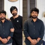 Mega Power Meets Success: Chiranjeevi and Ram Charan Celebrate 'Irumudi' Team!