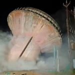 Midnight Implosion Goes Awry: 40-Year-Old Water Tank Crashes During Demolition in India