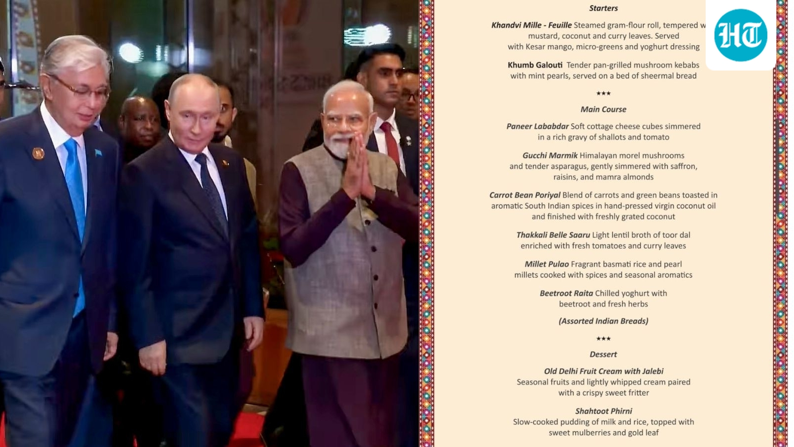 Millet Melts and Beetroot Blush: A Taste of India Defines the BRICS Gala Dinner