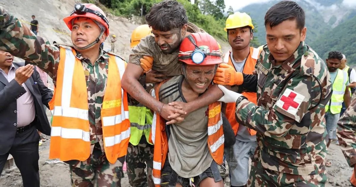 Miracle in the Mud: Two Survivors Pulled Alive From Nepal Tunnel Nine Days After Deadly Flash Flood