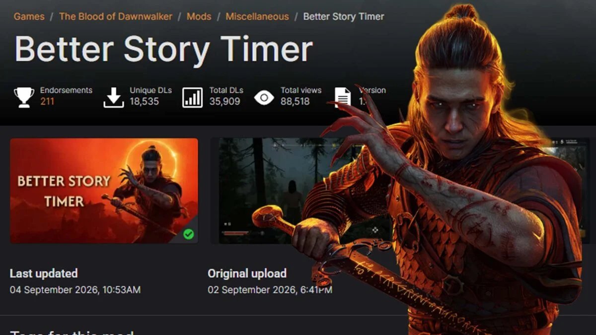 Modders Rewrite the Clock: New 'Dawnwalker' Patch Removes Story Timers to Ease RPG Grind