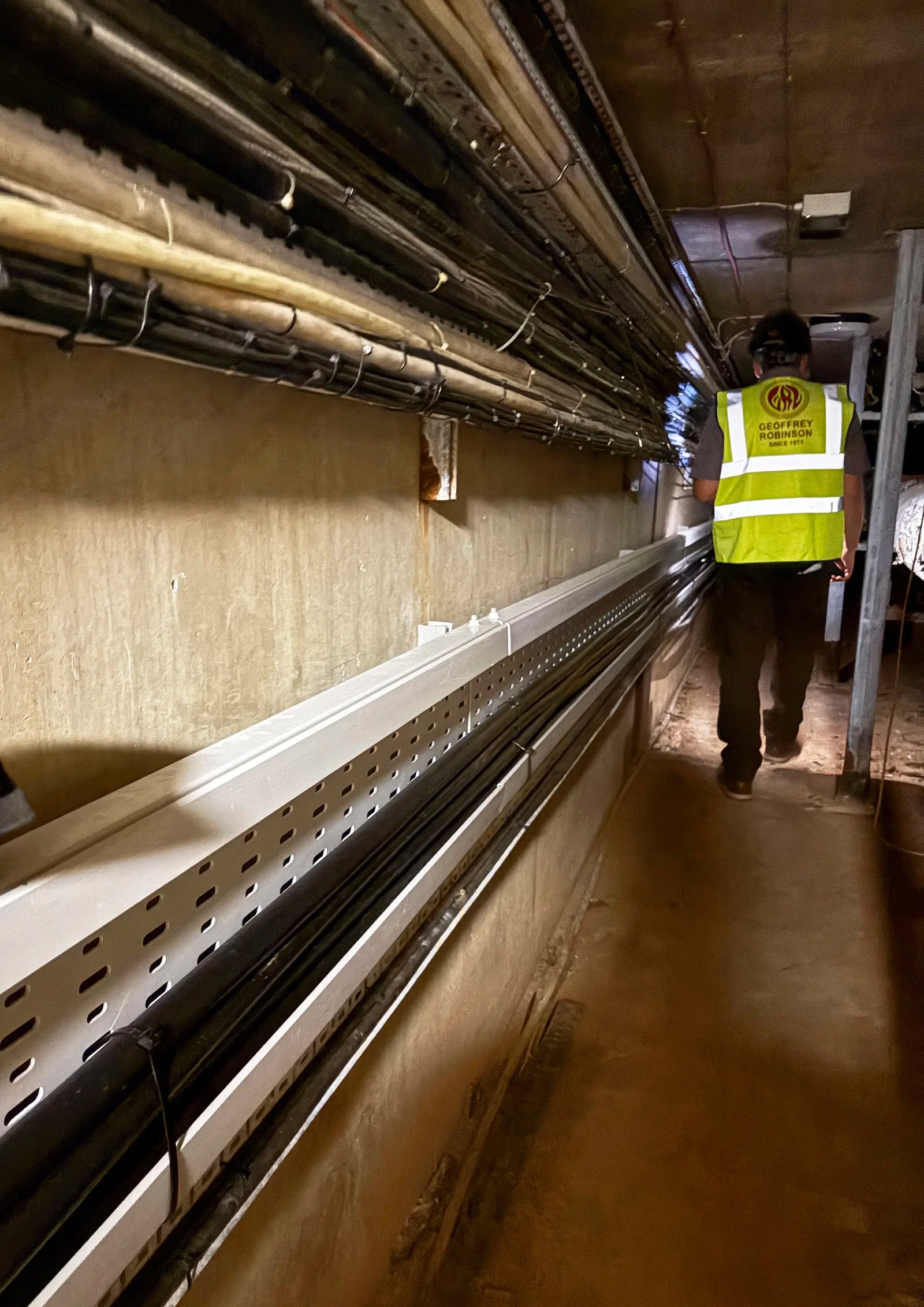 Case Study: Basor PVC Cable Tray selected for challenging underground hospital environment