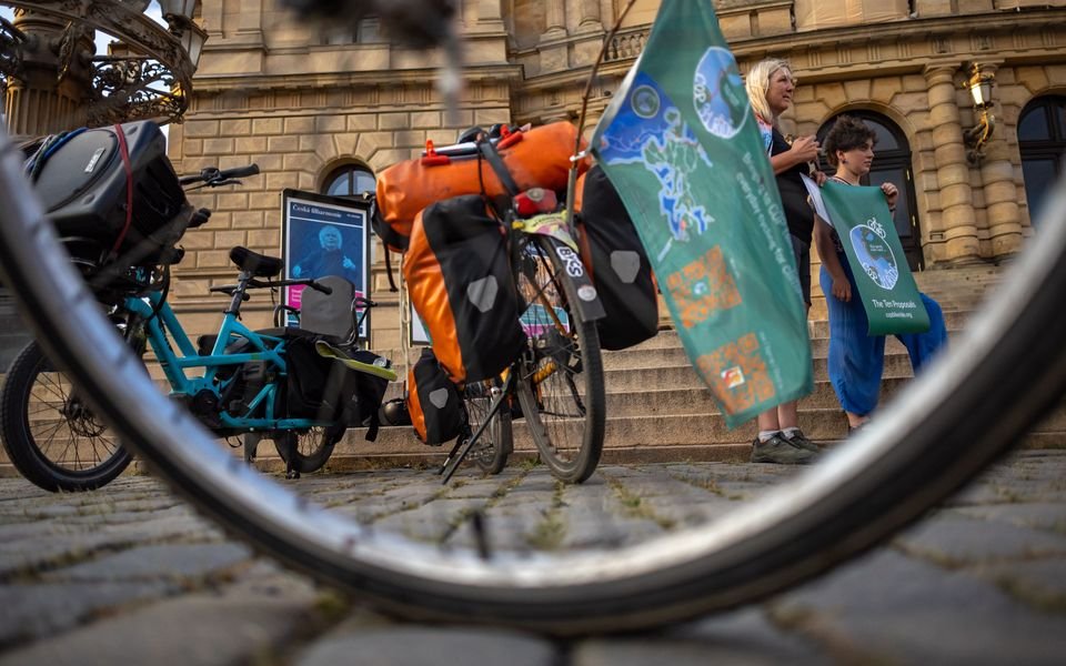 Pedaling for the Planet: Cyclists Take to the Streets in Climate Call to Action