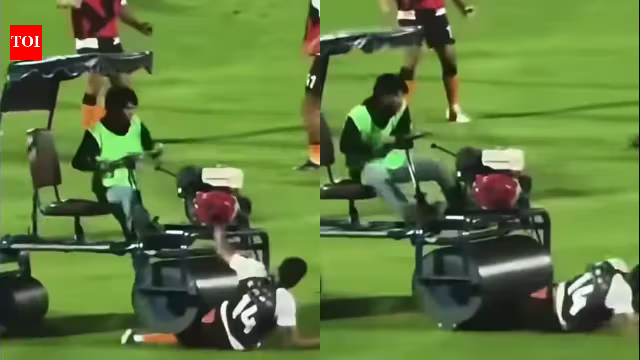 Pitchside Horror: Andros Townsend Struck by Roller in Freak Stadium Accident