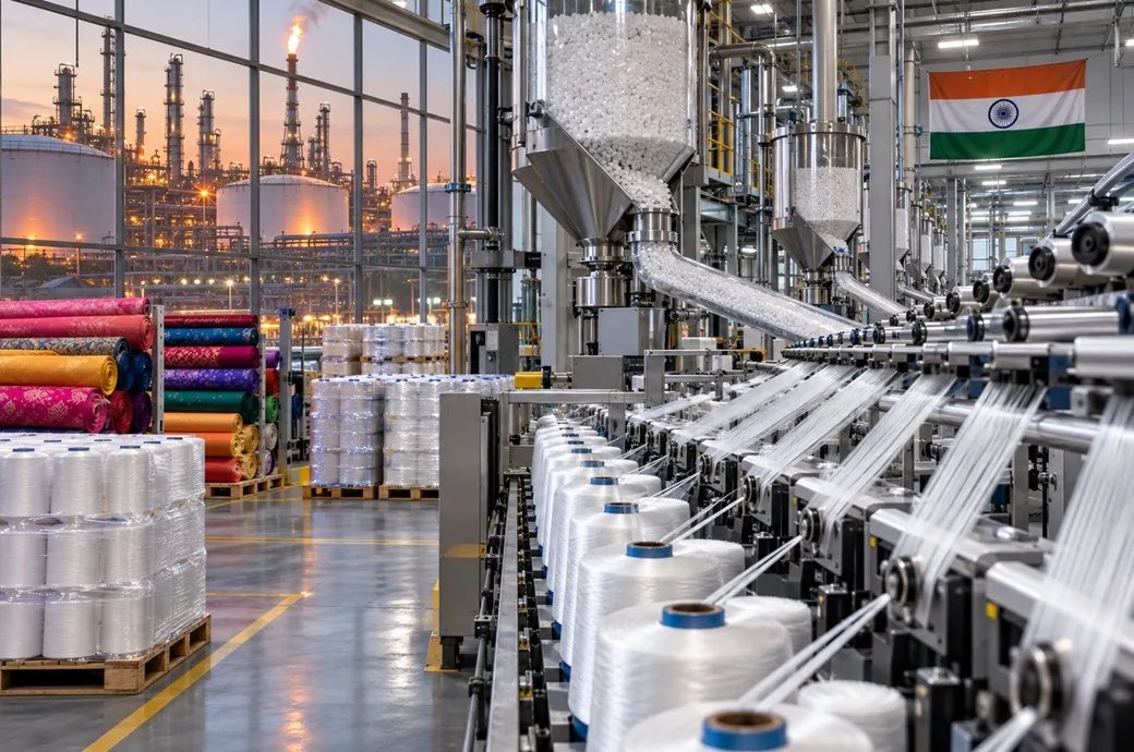 Polyester’s Efficiency Paradox: Can India’s Producers Sustain 80% Output Amid Soaring Feedstock Costs?