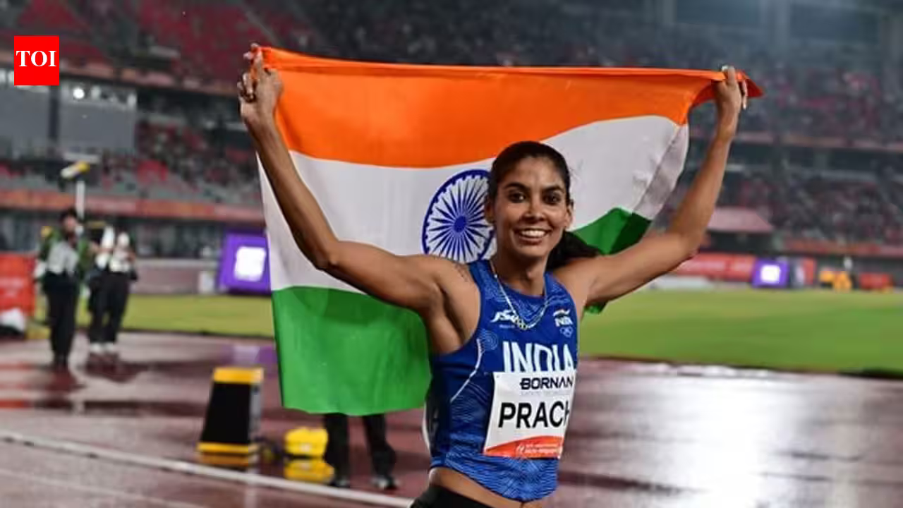 Prachi Choudhary powers to 400m bronze as India hits 30-medal milestone at Asian Games