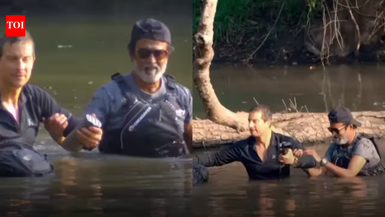 Rajinikanth’s Wildest Role: How the ‘Legend’ Survived a Crocodile-Infested Lake with Bear Grylls