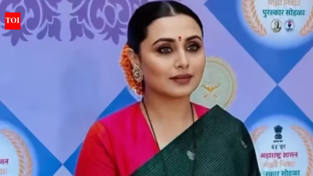 Rani Mukerji Wins Hearts in Marathi: Star Reflects on Her Journey at Maharashtra State Film Awards