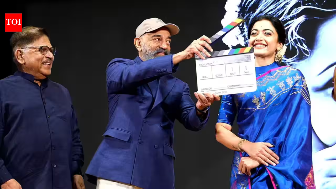 Rashmika Mandanna Transforms Into A Legend: Kamal Haasan Gives First Clap for ‘M.S - A Legacy On Screen’