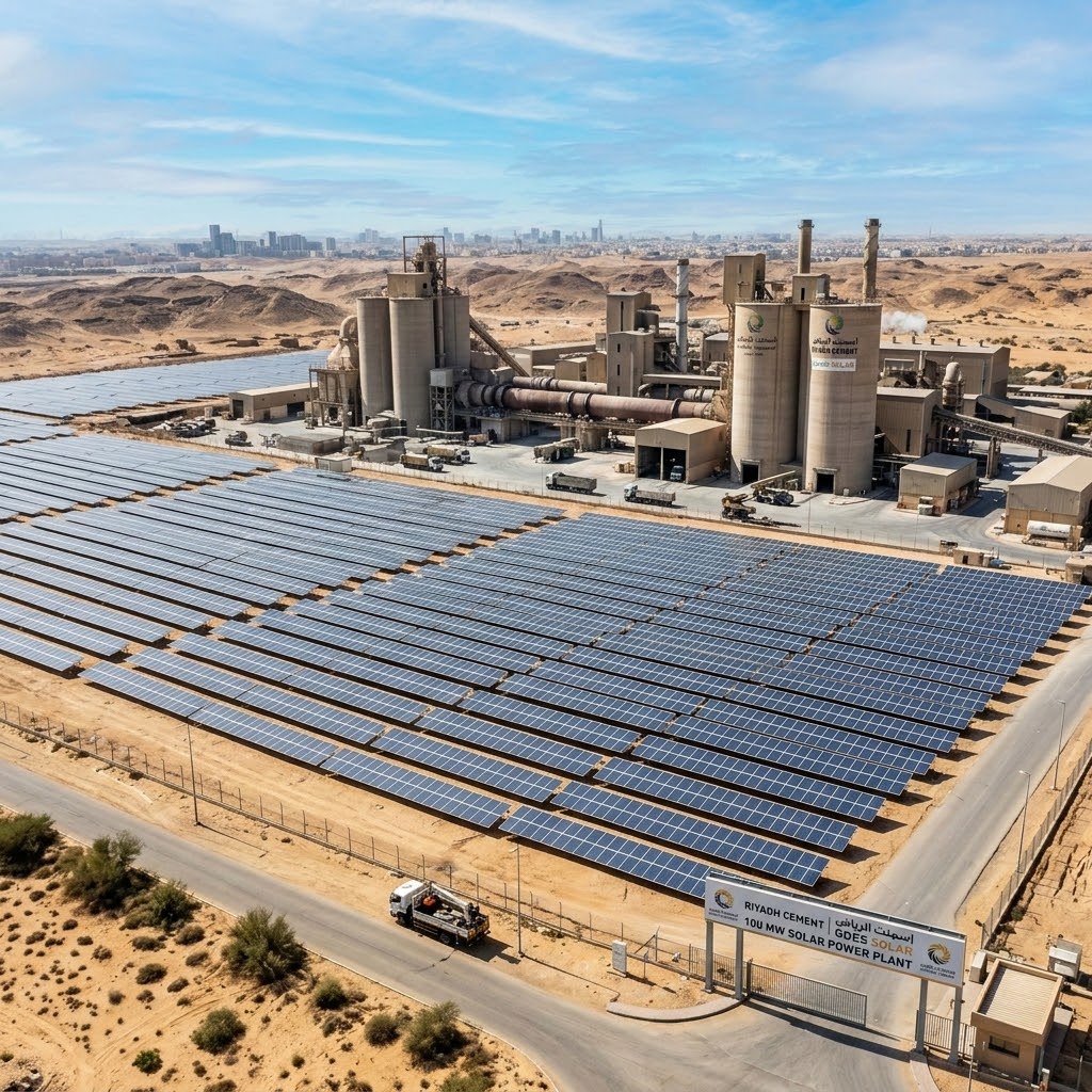 Riyadh Cement Powers Up with Zero-Cost Solar Shift