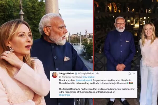 "Rome-New Delhi Reset: PM Modi Lauds Meloni’s Historic Tenure as Strategic Ties Hit New High"