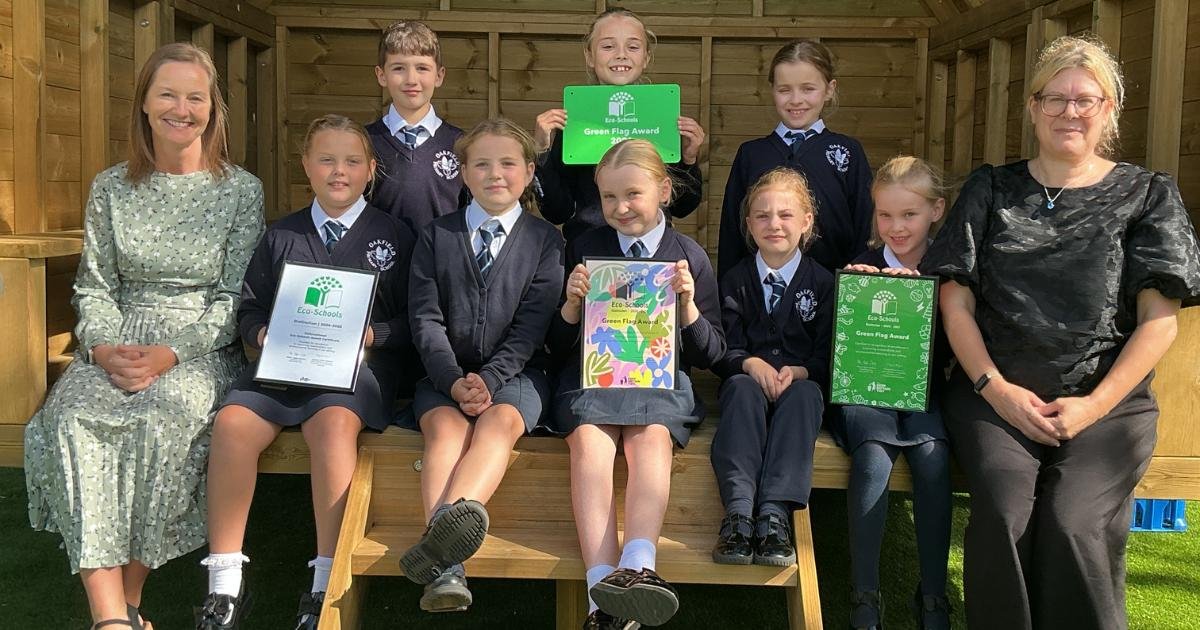 Rooted in Excellence: Oakfield Primary Earns Top Environmental Honor
