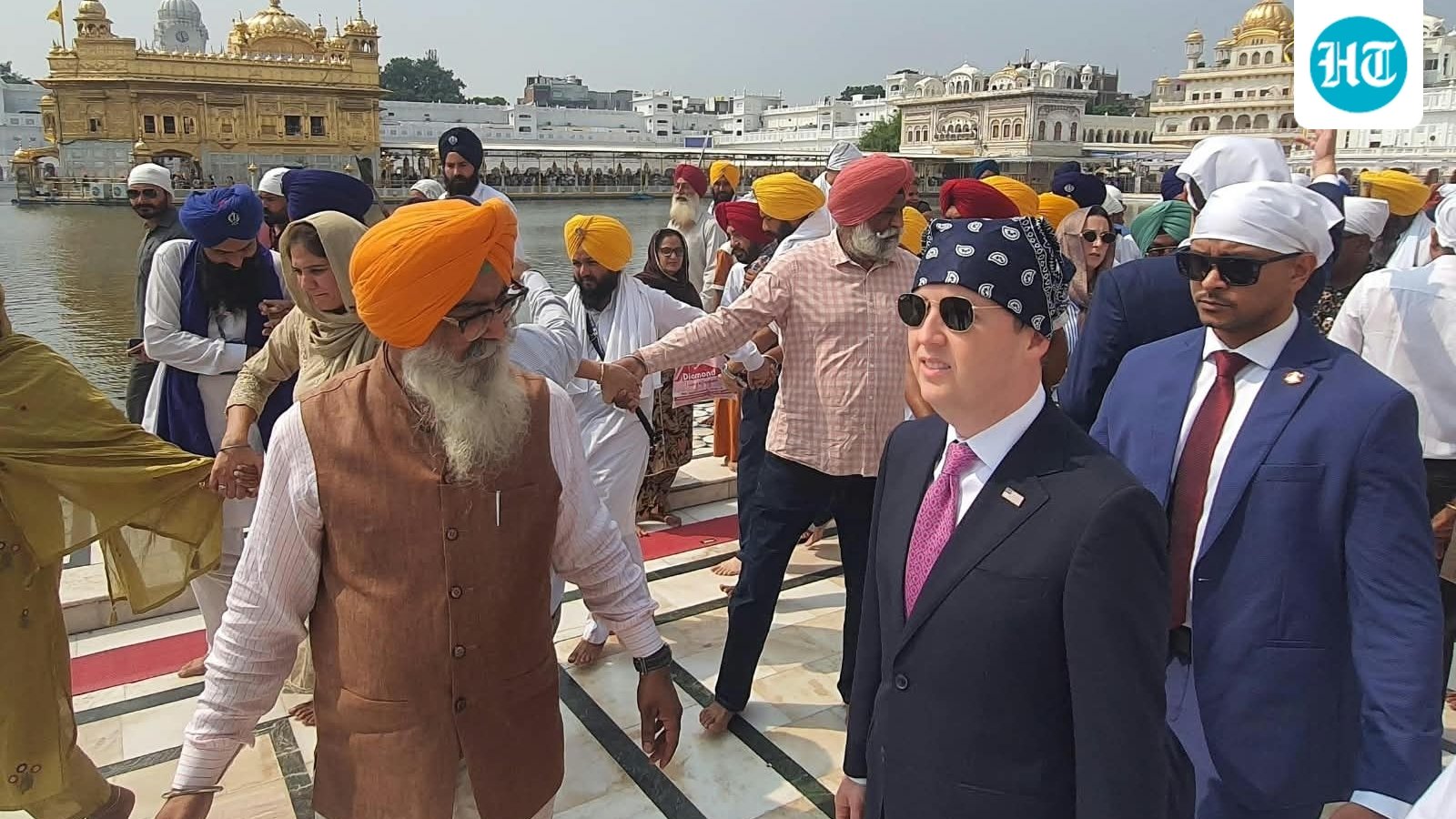 Saffron Echoes at the Golden Temple: Pro-Khalistan Outcry Greets US Envoy in Amritsar