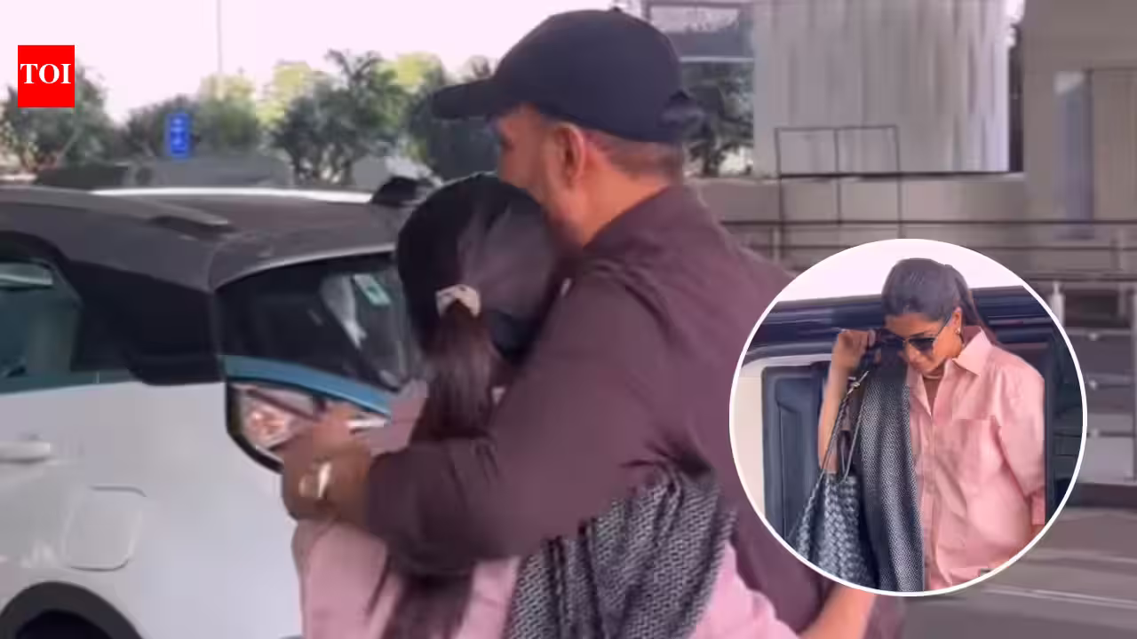 Samantha Ruth Prabhu’s Heartfelt Airport Hug with Raj Nidimoru Goes Viral!